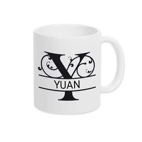 Keramik Tasse mit Namen | Motiv 1 | Yuan - Druckerino