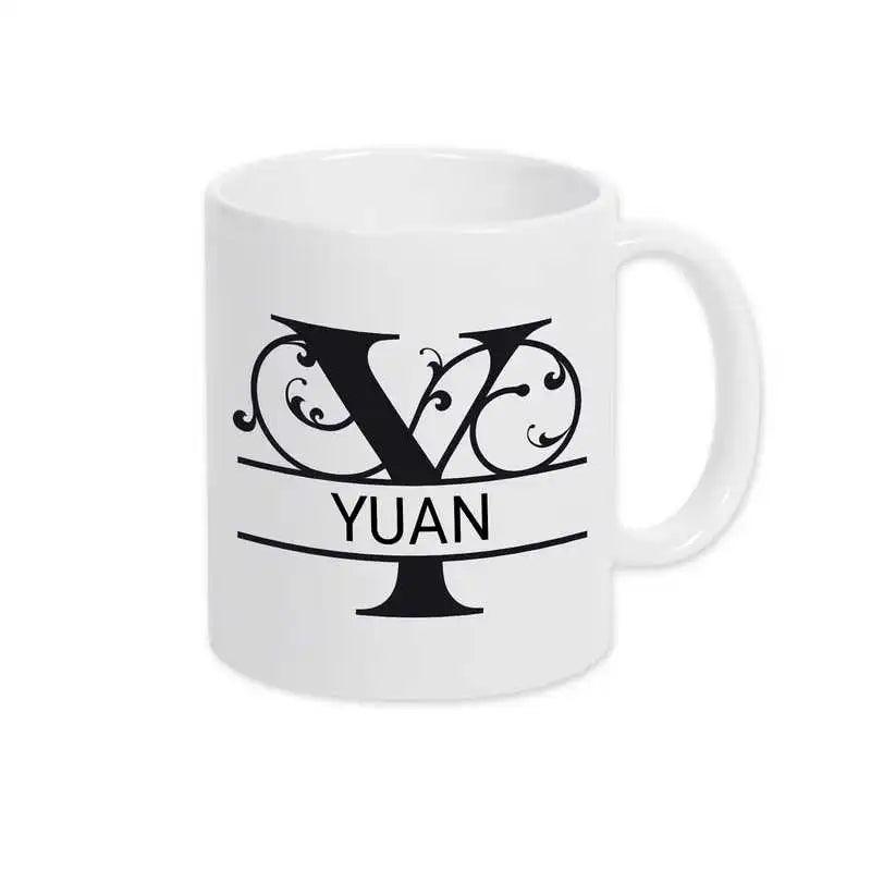 Keramik Tasse mit Namen | Motiv 1 | Yuan - Druckerino