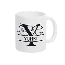 Keramik Tasse mit Namen | Motiv 1 | Yuhki - Druckerino
