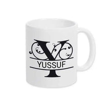 Keramik Tasse mit Namen | Motiv 1 | Yussuf - Druckerino