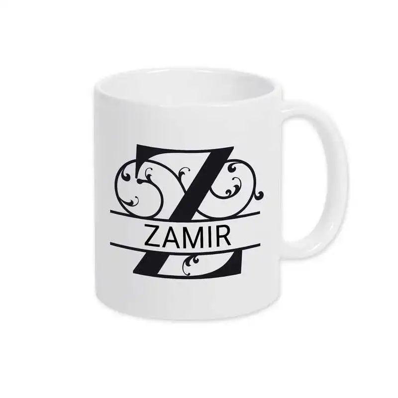Keramik Tasse mit Namen | Motiv 1 | Zamir - Druckerino