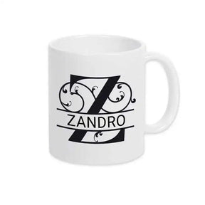 Keramik Tasse mit Namen | Motiv 1 | Zandro - Druckerino