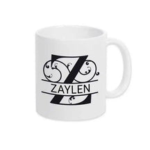 Keramik Tasse mit Namen | Motiv 1 | Zaylen - Druckerino