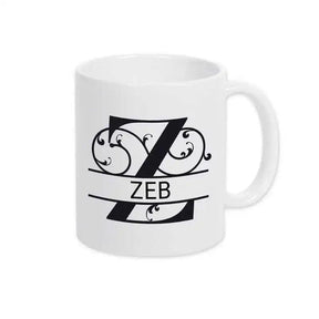 Keramik Tasse mit Namen | Motiv 1 | Zeb - Druckerino