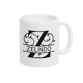 Keramik Tasse mit Namen | Motiv 1 | Zelindo - Druckerino
