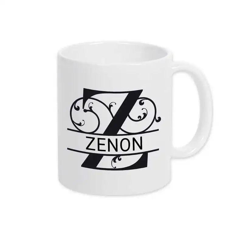 Keramik Tasse mit Namen | Motiv 1 | Zenon - Druckerino