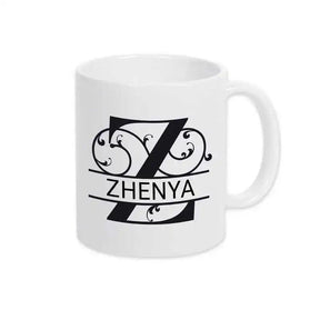 Keramik Tasse mit Namen | Motiv 1 | Zhenya - Druckerino