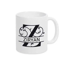 Keramik Tasse mit Namen | Motiv 1 | Ziryan - Druckerino