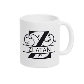 Keramik Tasse mit Namen | Motiv 1 | Zlatan - Druckerino