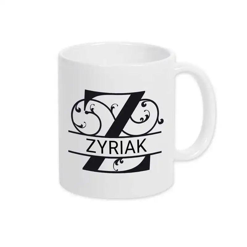 Keramik Tasse mit Namen | Motiv 1 | Zyriak - Druckerino