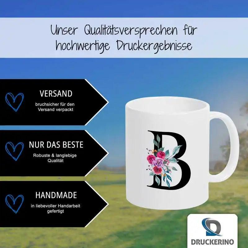 Keramik Tasse mit Namen | Motiv 2 | Beate - Druckerino