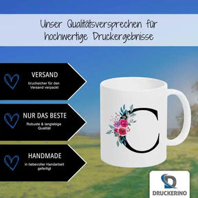 Keramik Tasse mit Namen | Motiv 2 | Claire - Druckerino