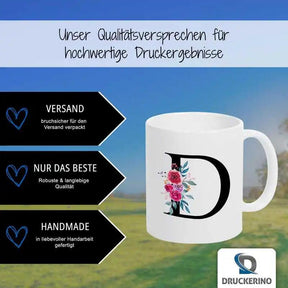 Keramik Tasse mit Namen | Motiv 2 | Danika - Druckerino