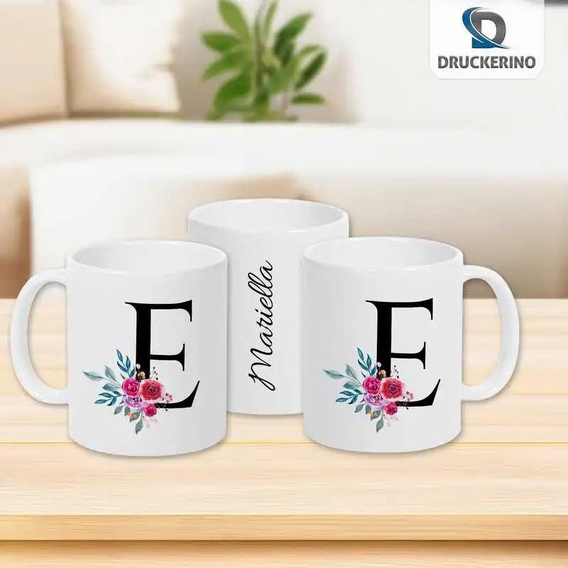 Keramik Tasse mit Namen | Motiv 2 | Estefania - Druckerino