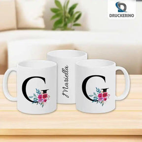 Keramik Tasse mit Namen | Motiv 2 | Gitte - Druckerino