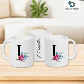 Keramik Tasse mit Namen | Motiv 2 | Isamara - Druckerino