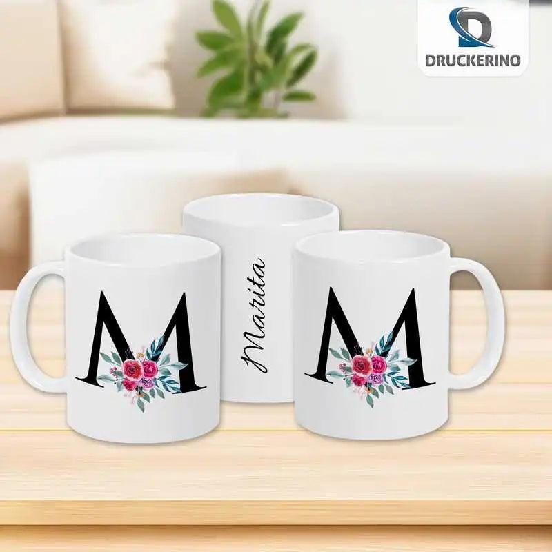 Keramik Tasse mit Namen | Motiv 2 | Marita - Druckerino