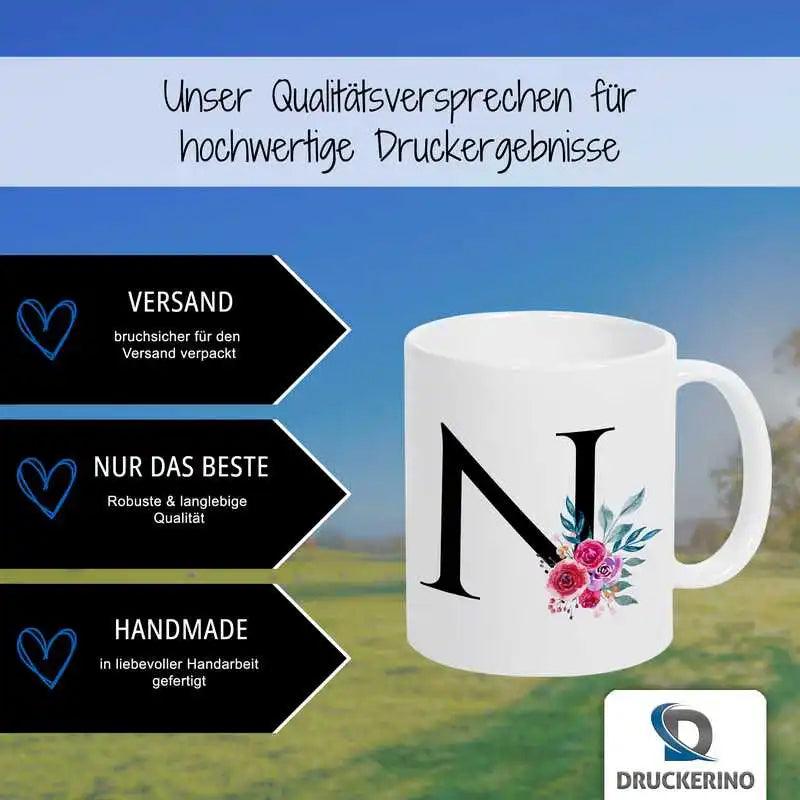 Keramik Tasse mit Namen | Motiv 2 | Noée - Druckerino