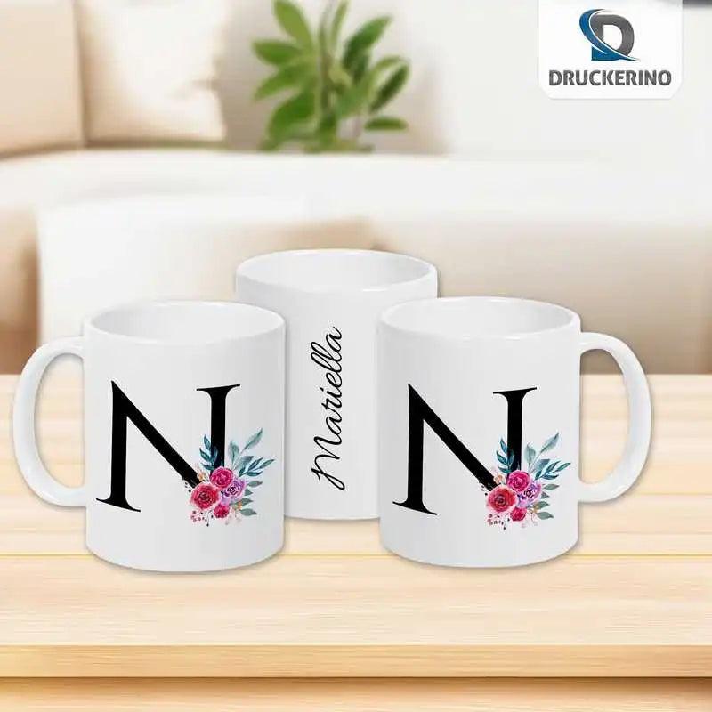 Keramik Tasse mit Namen | Motiv 2 | Nova - Druckerino