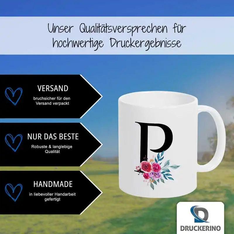 Keramik Tasse mit Namen | Motiv 2 | Patty - Druckerino