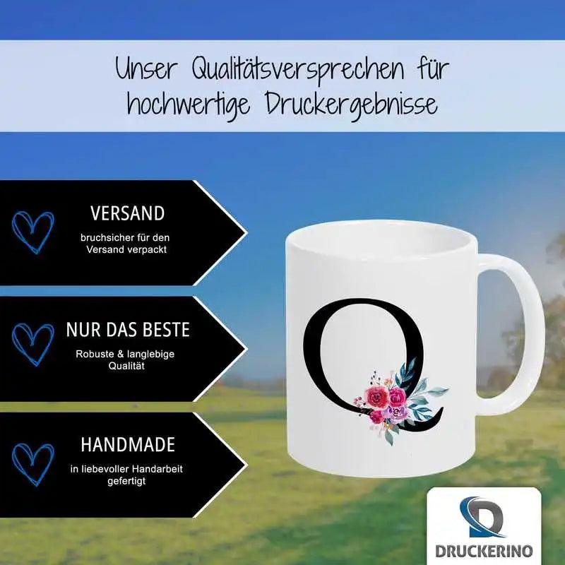 Keramik Tasse mit Namen | Motiv 2 | Quentea - Druckerino