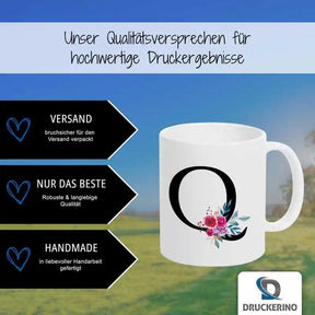 Keramik Tasse mit Namen | Motiv 2 | Quirine - Druckerino