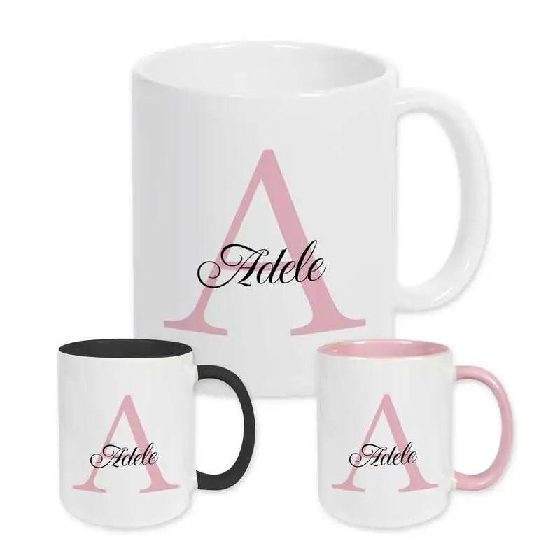 Keramik Tasse mit Namen | Motiv 3 | Adele - Druckerino
