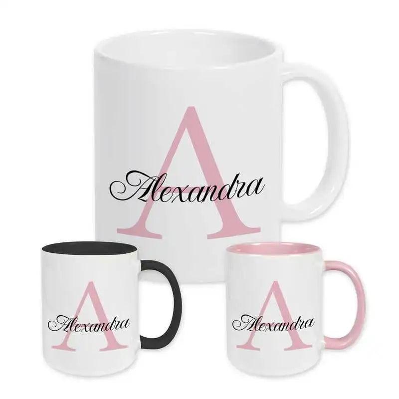 Keramik Tasse mit Namen | Motiv 3 | Alexandra - Druckerino