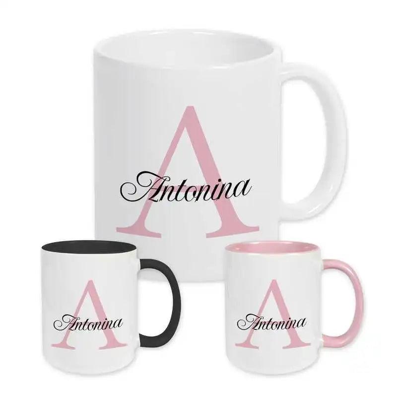 Keramik Tasse mit Namen | Motiv 3 | Antonina - Druckerino