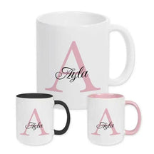 Keramik Tasse mit Namen | Motiv 3 | Ayla - Druckerino