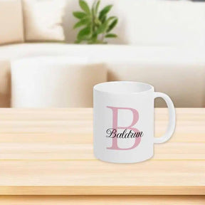 Keramik Tasse mit Namen | Motiv 3 | Baldrun - Druckerino