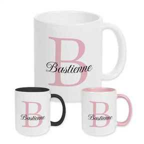 Keramik Tasse mit Namen | Motiv 3 | Bastienne - Druckerino