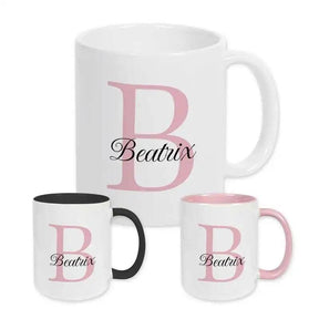 Keramik Tasse mit Namen | Motiv 3 | Beatrix - Druckerino