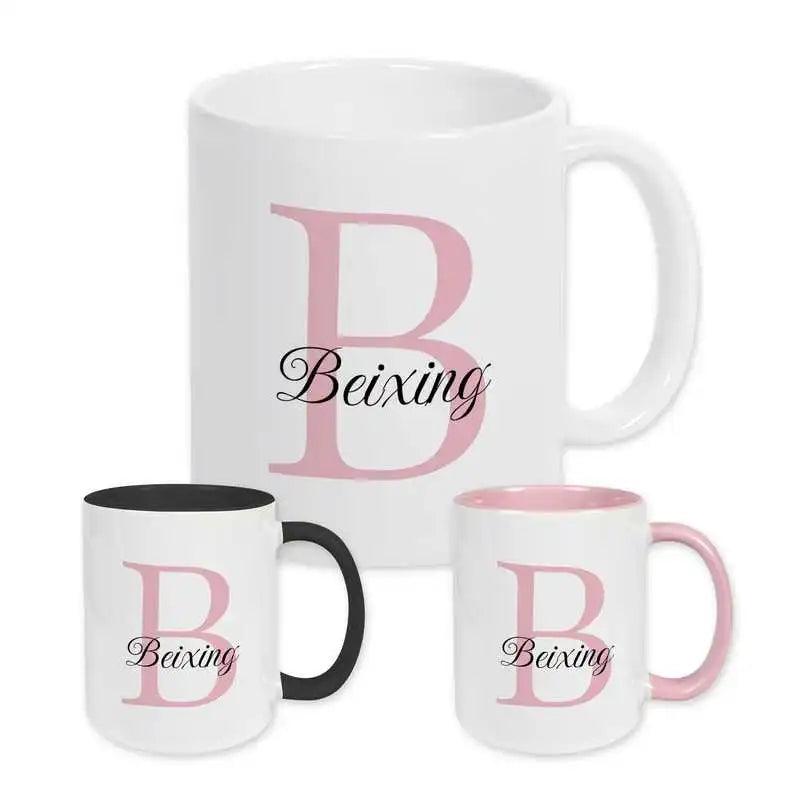 Keramik Tasse mit Namen | Motiv 3 | Beixing - Druckerino