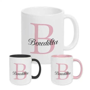 Keramik Tasse mit Namen | Motiv 3 | Benedikta - Druckerino
