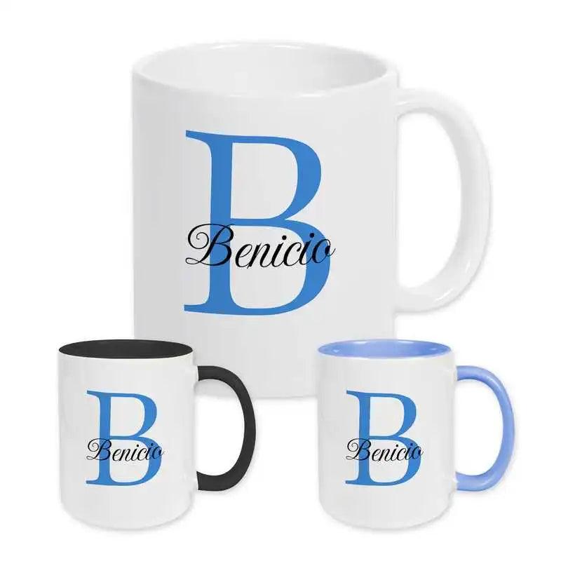 Keramik Tasse mit Namen | Motiv 3 | Benicio - Druckerino