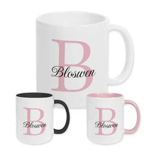 Keramik Tasse mit Namen | Motiv 3 | Bloswen - Druckerino
