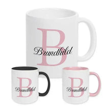 Keramik Tasse mit Namen | Motiv 3 | Brundhild - Druckerino
