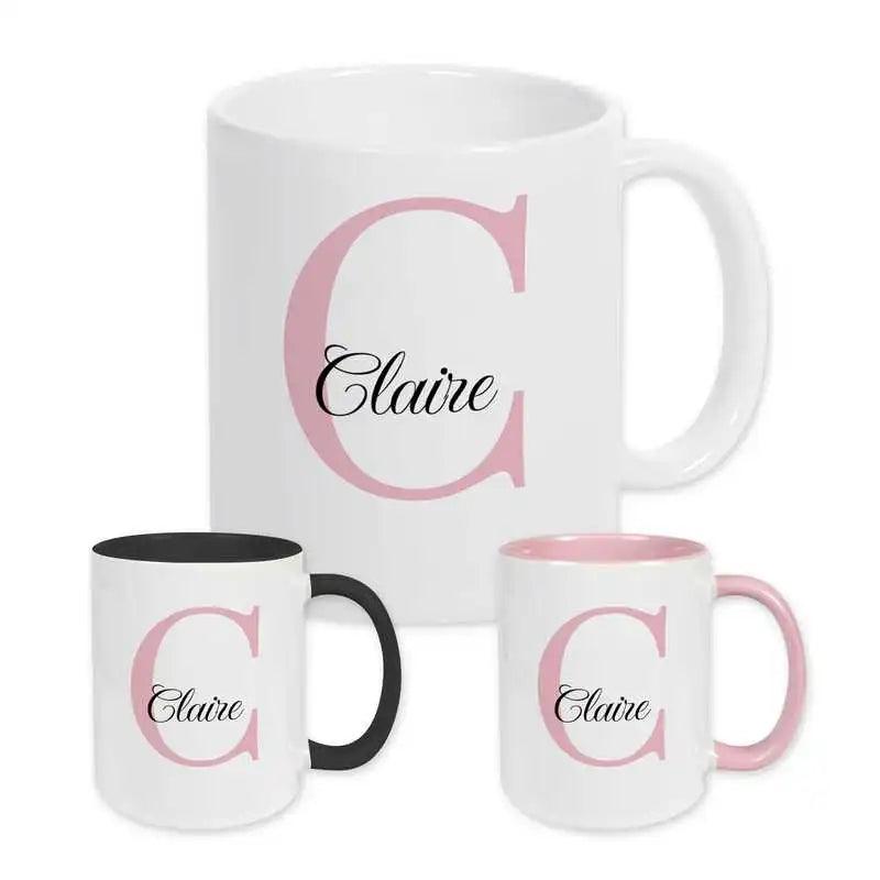 Keramik Tasse mit Namen | Motiv 3 | Claire - Druckerino