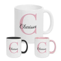 Keramik Tasse mit Namen | Motiv 3 | Clarissa - Druckerino