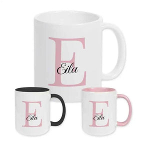 Keramik Tasse mit Namen | Motiv 3 | Eila - Druckerino