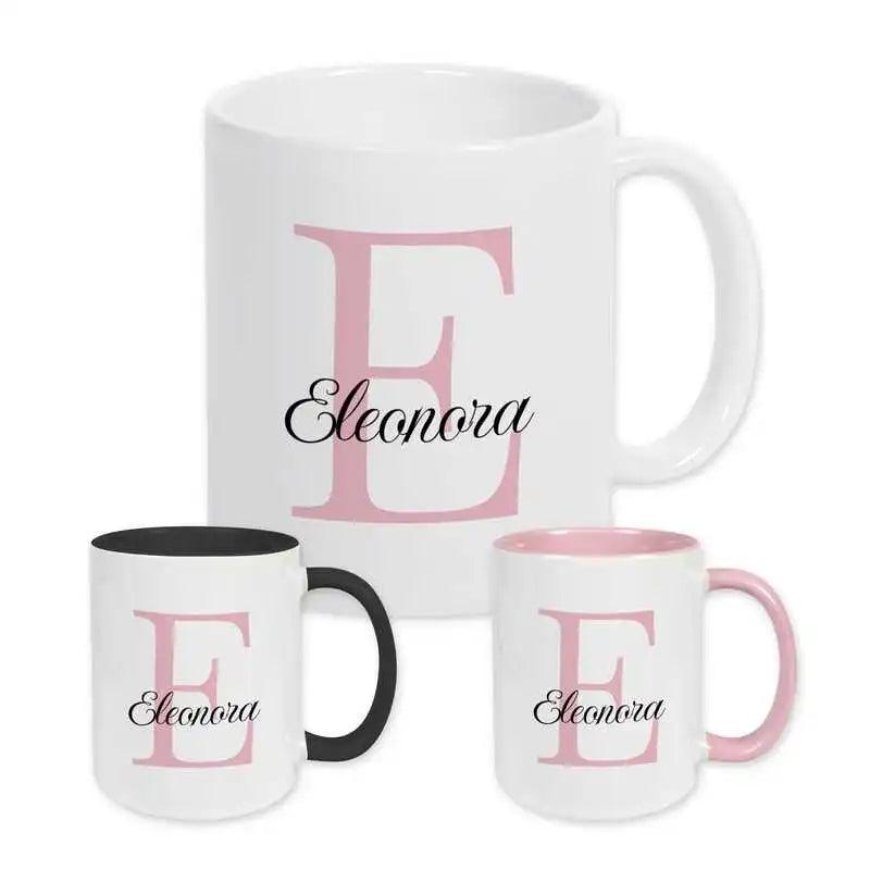 Keramik Tasse mit Namen | Motiv 3 | Eleonora - Druckerino