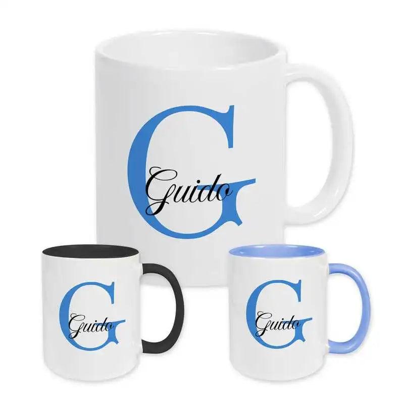 Keramik Tasse mit Namen | Motiv 3 | Guido - Druckerino