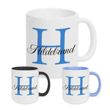 Keramik Tasse mit Namen | Motiv 3 | Hildebrand - Druckerino