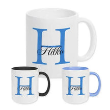 Keramik Tasse mit Namen | Motiv 3 | Hilko - Druckerino