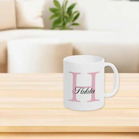 Keramik Tasse mit Namen | Motiv 3 | Hulda - Druckerino