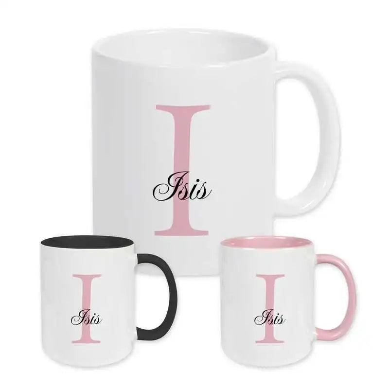 Keramik Tasse mit Namen | Motiv 3 | Isis - Druckerino