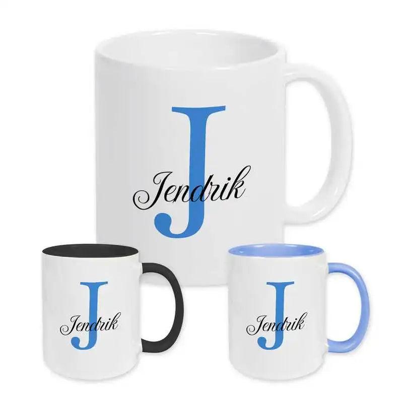 Keramik Tasse mit Namen | Motiv 3 | Jendrik - Druckerino