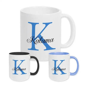 Keramik Tasse mit Namen | Motiv 3 | Kalama - Druckerino