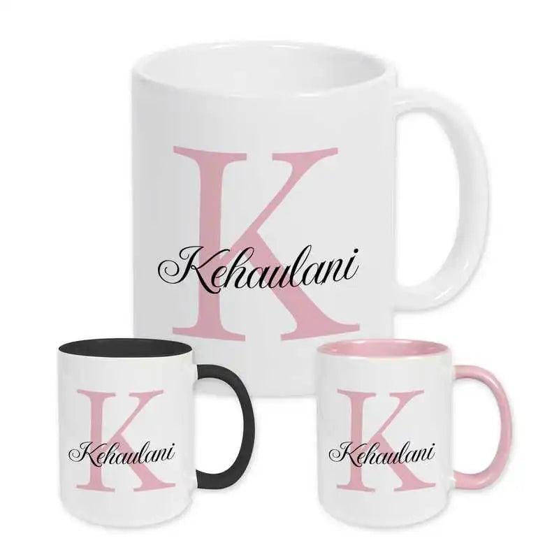 Keramik Tasse mit Namen | Motiv 3 | Kehaulani - Druckerino